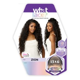 Sensationnel HD Lace Front Synthetic Wig Cloud 9 What Lace Glueless 13X6 Zion - Water wave long wig, Summer Wig, Long Curly wig