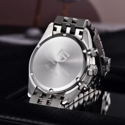 PAGANI DESIGN Men Watches New Pink BB Panda Dial Chronograph Fashion Luxury Quartz Watch For Men VK64 Movt Waterproof Watch 2026