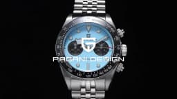 PAGANI DESIGN Men Watches New Pink BB Panda Dial Chronograph Fashion Luxury Quartz Watch For Men VK64 Movt Waterproof Watch 2026