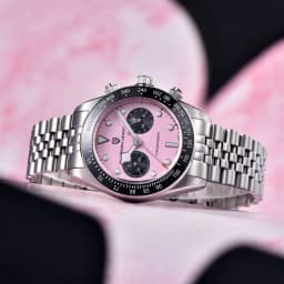 PAGANI DESIGN Men Watches New Pink BB Panda Dial Chronograph Fashion Luxury Quartz Watch For Men VK64 Movt Waterproof Watch 2026