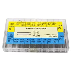 100pcs/set Screws Rod For Rolex Watch Band Strap Stainless Steel Screw Pin Watch Repair Tools Watch Parts Tools Kit Accessories