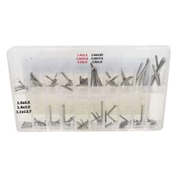 100pcs/set Screws Rod For Rolex Watch Band Strap Stainless Steel Screw Pin Watch Repair Tools Watch Parts Tools Kit Accessories