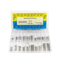 100pcs/set Screws Rod For Rolex Watch Band Strap Stainless Steel Screw Pin Watch Repair Tools Watch Parts Tools Kit Accessories