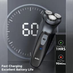 Sejoy 3D Floating Electric Shaver for Men Rechargeable Electric Razor Shaving Machines Mens with Electric Hair Trimmers