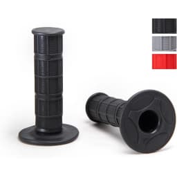 7/8" Motorcycle Hand Grips Dirt Bike Grips or CR YZ WR KX KLX Pit-Bike, Sot Rubber Hand Handlebar Grip,Black