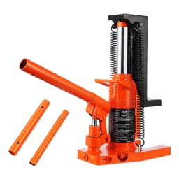 SucceBuy Hydraulic Toe Jack 2.5T Toe Jack Lift 0.8-5.3in Toe Height 8.9-13.4in Top Height, Air Hydraulic Claw Jack for Machinery