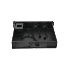 2U Chassis Aluminum Panel Ultra Short Industrial Control Server Chassis Data Storage Motherboard Server Case