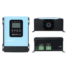 Y&H MPPT 120A Solar Charge Controller 12V-96V with LCD, Max Solar Panel Input 230Vdc for Lifepo4 Lithium GELLead Acid Battery