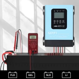 Y&H MPPT 120A Solar Charge Controller 12V-96V with LCD, Max Solar Panel Input 230Vdc for Lifepo4 Lithium GELLead Acid Battery