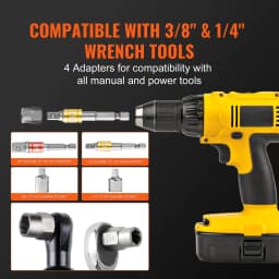 SucceBuy 29PCs Bolt Extractor Set Bolt and Nut Remover Set 6mm to 10mm 13/32" to 3/4" CR-MO Steel Extraction Socket Set