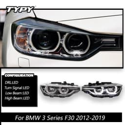 TYPY Dynamic Signal Head Lamp Automotive Accessories Upgrade Modified New LED For BMW 3 Series F30 Headlight 2012-2019