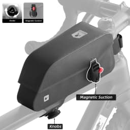 Rhinowalk Bicycle Top Tube Bag Waterproof Bike Front Frame Bag Fit MTB Road Bike Large Capacity Pannier Cycling Accessories