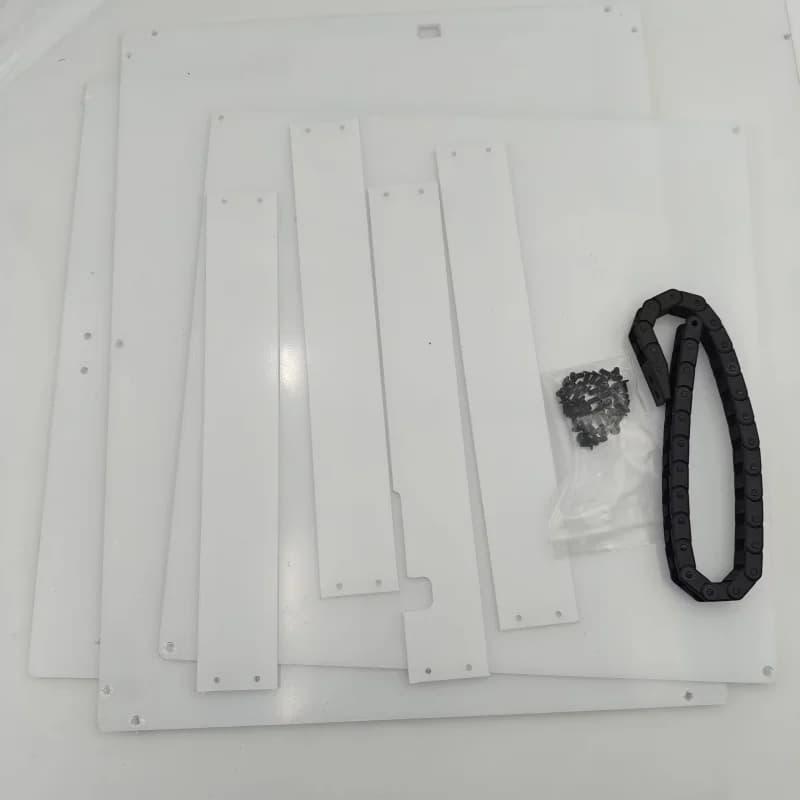 K1 SE printer PC Polycarbonate panel sheet enclosure kit for Creality K1 SE/K1C 3D Printer clear transparent in 3mm