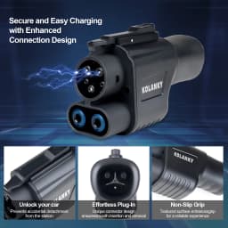 NACS to CCS1 Supercharger Adapter 500A Fast Charge EV Superchargers Fast Charging On Public Station