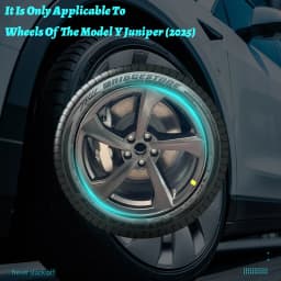 4PCS 19 Inch HubCap for Tesla Model Y Juniper 2025 Cyclone Style Automobile Hubcap Replacement Wheels Cover Full Rim Accesso