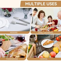 Oval 20Piece Silverware Set Forged Stainless Steel Flatware Set with European Design Mirror Polish Modern Cutlery Set Service f