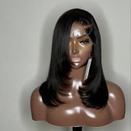 5x5 Lace Closure Wig Pre Plucked With Baby Hair Short Straight Bob Wig 8-18 Inches 13x4 Transparent Lace Frontal Wigs For Women