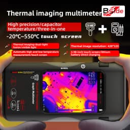 BSIDE SH9A SH9 320*428 Thermal Imager Camera Digital Multimeter 2 in 1 IR Camera for Macro Lens Current SH7 SH7A Voltmeter