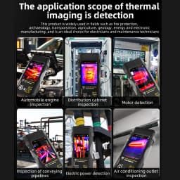 BSIDE SH9A SH9 320*428 Thermal Imager Camera Digital Multimeter 2 in 1 IR Camera for Macro Lens Current SH7 SH7A Voltmeter