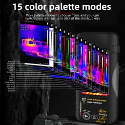 BSIDE SH9A SH9 320*428 Thermal Imager Camera Digital Multimeter 2 in 1 IR Camera for Macro Lens Current SH7 SH7A Voltmeter