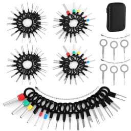 New 100 PCS Car Terminal Removal Repair Tools Electrical Wiring Crimp Connector Pin Extractor Kit Keys Automotive Plug Pullers