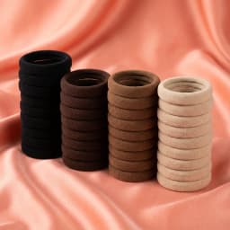 50-Pack Minimalist Hair Bands - Versatile for Daily Chic, Simple & Elegant Look, 50PCS