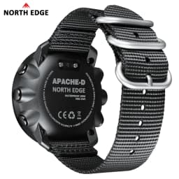 NORTH EDGE APACHE-D Men Free Dive Digital Watch Outdoor Sports Swimming Waterproof 100M Altitude Barometer Compass Wristwatches