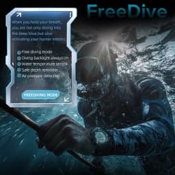 NORTH EDGE APACHE-D Men Free Dive Digital Watch Outdoor Sports Swimming Waterproof 100M Altitude Barometer Compass Wristwatches