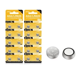 50-100PCS AG4 LR626 Alkaline Watch Battery 377 SR626 177 626A 377A CX66W For Toy Calculator Car Key Clock Button Cell