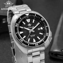 ADDIESDIVE Hot Men's Business Quartz Watch 200m Waterproof Ceramic Bezel BGW9 Super Luminous Luxury Men's Stainless Steel Watch