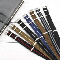 18/20/22mm Elastic Woven NATO Watch Strap Nylon Universal Wristband Breathable Comfortable Watchband for Omega Seiko IWC 2028