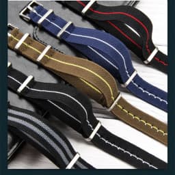 18/20/22mm Elastic Woven NATO Watch Strap Nylon Universal Wristband Breathable Comfortable Watchband for Omega Seiko IWC 2028