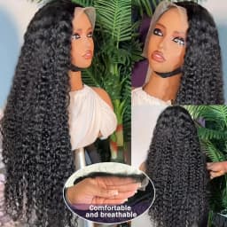 13x4 13x6 HD Lace Deep Curly Wave Frontal Wig Brazilian Jerrly Curly Lace Front Human Hair Wigs For Women 250% Density Hair Wigs