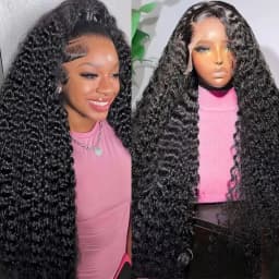 13x4 13x6 HD Lace Deep Curly Wave Frontal Wig Brazilian Jerrly Curly Lace Front Human Hair Wigs For Women 250% Density Hair Wigs