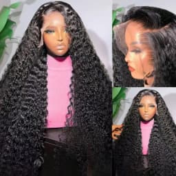 13x4 13x6 HD Lace Deep Curly Wave Frontal Wig Brazilian Jerrly Curly Lace Front Human Hair Wigs For Women 250% Density Hair Wigs