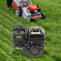 7.5HP 4-Stroke Horizontal Shaft Engine, Heavy Duty Cast Iron and Aluminum Construction for Generator Water Pump