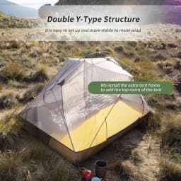 Naturehike Mongar 2 Person Backpacking Tent 210T Ultralight Travel Tent Waterproof Hiking Survival Outdoor Camping Tent