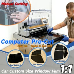 Precut Window Tint Car for Mazda 3 Sedan 2004-2025 All Side Sun Uv Blocking Heat & Glare 2Ply Window Protector Films Shade