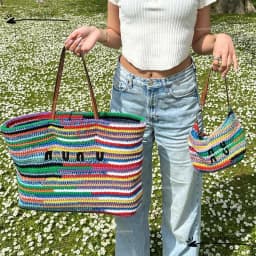 Shoulder Bags Designer Rai Weave Hobo Beach Summer School Handbag Shoulder Travel Handbags Large Capacity muis bag