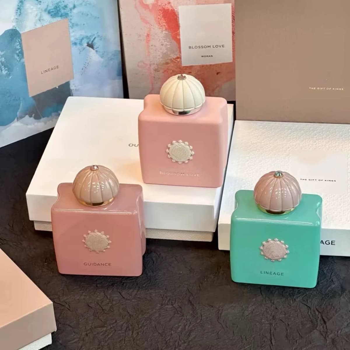 AMOUA.G.E is three neutral perfume 100ml, high grade elegant sweet package gift box, lasting fragrance