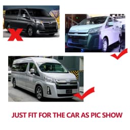 Paitime Mud Flaps for 2019-2026 Toyota Hiace Front Rear Mudguards Splash Guards Fender Flares 4Pcs Set