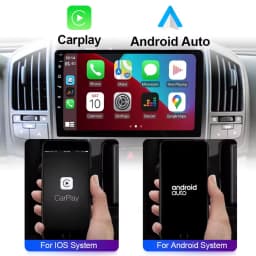 LEHX 1 inch Wireless CarPlay 2Din Android 15 Car Radio Multimedia Player GPS Navigation 4G WiFi