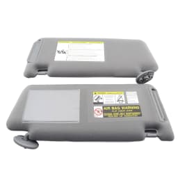 74320-04181-B1 74320-35B50-B0 74310-35C20-B0 2pcs Front Driver & Passenger Side Sun Visor Gray For 2005-2015 Toyota Tacoma