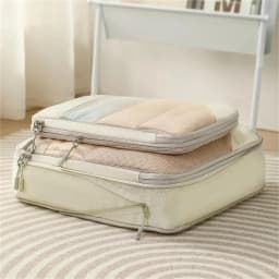Mesh 4-Piece Set, Convenient for Business Trips and Travel Storage, Is a Practical Set That Saves Space for Travel