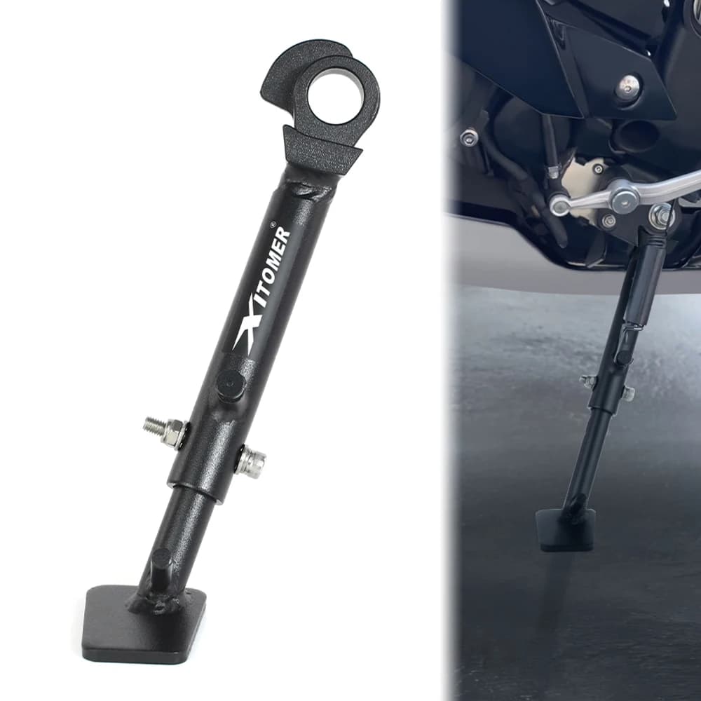 Kick Side Stand Sikestand Parking Bracket Motorcycle Adjustable Kickstand YZF-R6 2006-2022 2023 YZF-R6 RACE 2024-2025 For Yamaha