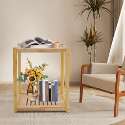 Printer Stand 50*30*68cm Mobile Printer Table 20kg Load Capacity Under Desk Printer Cart for Bathrooms/Hallways/Bedrooms/Offices