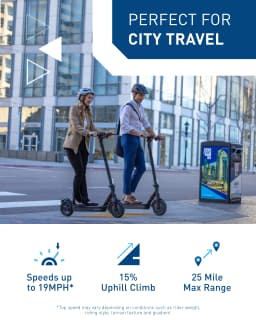 Hiboy KS4 Pro Electric Scooter 500W Powerful Motor, 10" Honeycomb Tires, Up to 25 Miles, 19 MPH Max Speed, Foldable for Easy Storage, Adults Favorite, Hiboy Smart App Control, LED Lights, Lightweight Design, Ideal for City Commuting & Off-Road Adventure