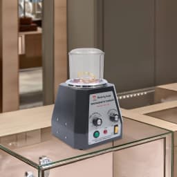 2000-3500 RPM Magnetic Polishing Machine 4 Speed Magnetic Tumbling Machine for Jewelry Metal Parts for Gold Silver Steel