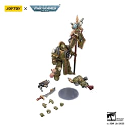 JOYTOY Warhammer 40,000 1/18 Action Figure Death Guard Plague Marine Icon bearer Model