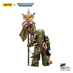 JOYTOY Warhammer 40,000 1/18 Action Figure Death Guard Plague Marine Icon bearer Model